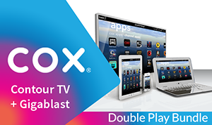 Cox Gigablast Internet + Cox Contour TV Bundle